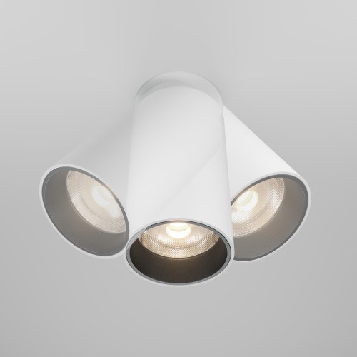 Светильник точечный LED Focus Led DL125-L12-4K-TRS-W Maytoni белый на 1 лампу, основание белое в стиле современный хай-тек круглый для затирки фото 6