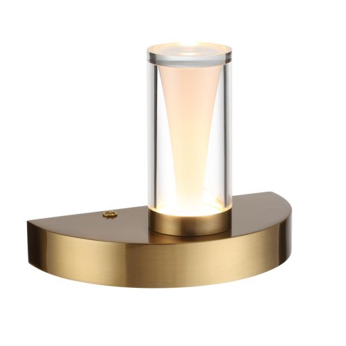 Бра с выключателем LED Defance 7144/5WL Odeon Light прозрачный на 1 лампу, основание бронзовое в стиле классический современный фото 3 Бра с выключателем LED Defance 7144/5WL Odeon Light прозрачный на 1 лампу, основание бронзовое в стиле классический современный фото 3