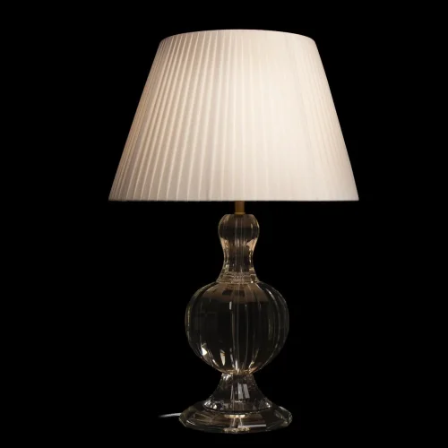Настольная лампа Сrystal 10279 LOFT IT белая 1 лампа, основание прозрачное хрусталь в стиле классический  фото 2