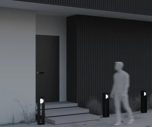 Парковый светильник LED Slate O483FL-L10GF3K Maytoni уличный IP65 графит на 1 лампу, плафон белый в стиле современный хай-тек LED фото 3 Парковый светильник LED Slate O483FL-L10GF3K Maytoni уличный IP65 графит на 1 лампу, плафон белый в стиле современный хай-тек LED фото 3