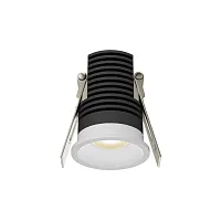 Светильник точечный LED Mini DL059-7W3K-W Maytoni белый на 1 лампу, основание белое в стиле современный хай-тек круглый