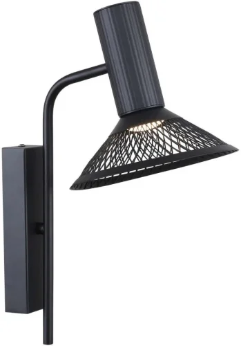 Бра LED Metrics 4623-1W F-promo чёрный на 1 лампу, основание чёрное в стиле лофт 