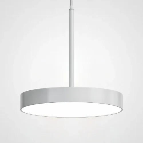 Светильник подвесной TURNA ONE D30 White by ImperiumLoft 183491-26 ImperiumLoft белый на 1 лампу, основание белое в стиле современный 