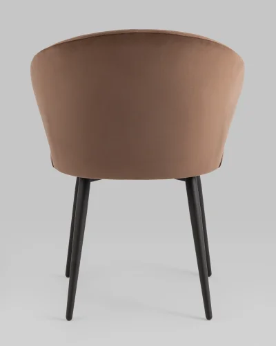Стул с подлокотниками Codo велюр коричневый УТ000039138 Stool Group, /, ножки//, размеры - *790***620*570 фото 5