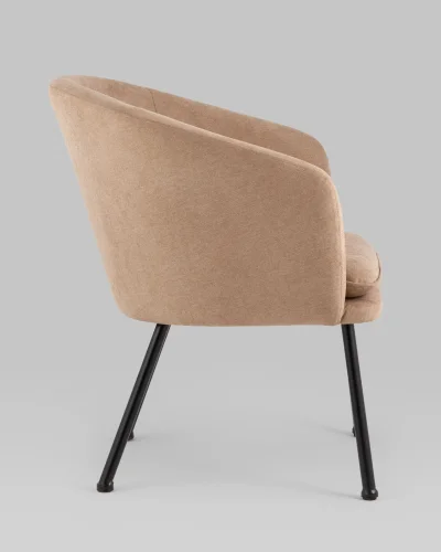 Кресло Декстер New, бежевый УТ000038603 Stool Group, бежевый/ткань, ножки/металл/чёрный, размеры - *****мм фото 2