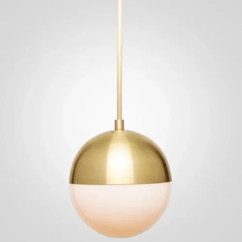 Светильник подвесной Cedar Moss Pendant Lamp 144102-22 ImperiumLoft белый на 2 лампы, основание латунь в стиле современный 