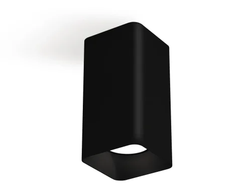 Светильник накладной XS7821002 Ambrella light чёрный 1 лампа, основание чёрное в стиле модерн хай-тек квадратный