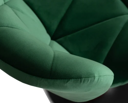 Стул барный 5022_BlackBase-LM BARNY BLACK, цвет сиденья зеленый велюр (MJ9-88), цвет основания черный Dobrin, зелёный/велюр, ножки//чёрный, размеры - 890*1100***460*540 фото 8