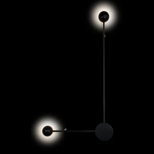 Бра LED Linio 10047 LOFT IT чёрный на 2 лампы, основание чёрное в стиле современный  фото 2