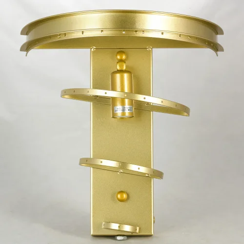 Бра LSP-8753 Lussole прозрачный на 1 лампа, основание матовое золото в стиле классический современный  фото 2