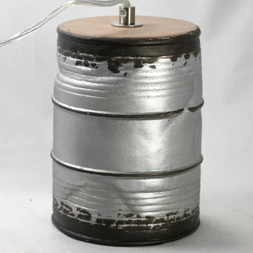 Светильник подвесной лофт Northport GRLSP-9526 Lussole серый 1 лампа, основание никель в стиле лофт  фото 3