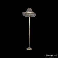 Торшер 19012T6/H/45IV-172 G Bohemia Ivele Crystal sp прозрачный 8 ламп, основание золотое в стиле классика
