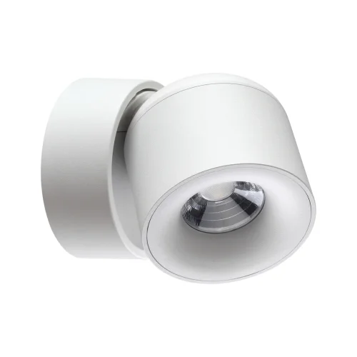 Светильник накладной LED Gesso 358808 Novotech белый 1 лампа, основание белое в стиле современный круглый фото 4