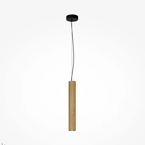 Светильник подвесной LED Basic Texture MOD461PL-L5BGK Maytoni коричневый на 1 лампу, основание чёрное в стиле кантри современный трубочки фото 3