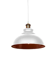 Светильник подвесной лофт Boggi LDP 6858 WT Lumina Deco белый 1 лампа, основание белое в стиле лофт современный 