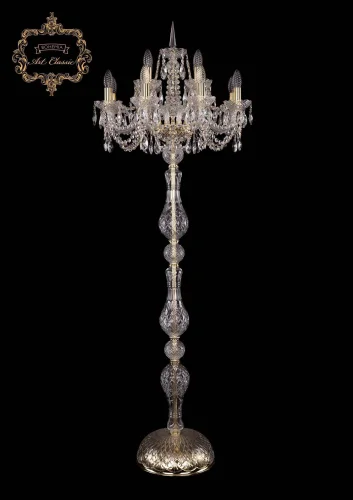 Торшер 13.11.8.195.P.h-160.Gd.Sp Bohemia Art Classic  прозрачный 8 ламп, основание золотое в стиле классический
