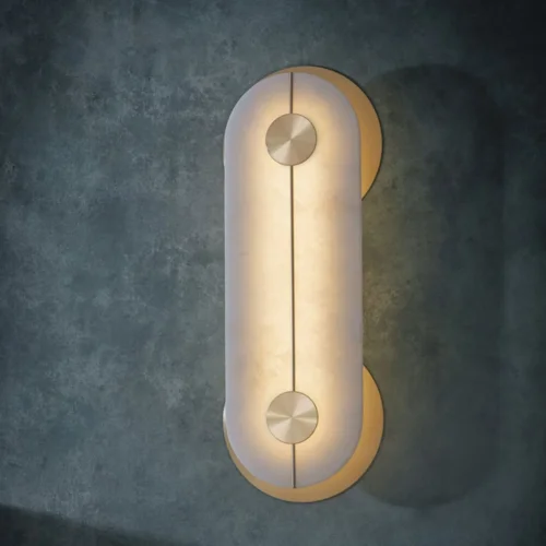 Настенный светильник PHEBE C 211997-26 ImperiumLoft белый на 1 лампу, основание латунь в стиле современный фото 9 Настенный светильник PHEBE C 211997-26 ImperiumLoft белый на 1 лампу, основание латунь в стиле современный фото 9