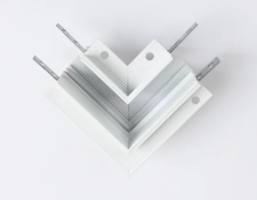 Коннектор угловой для встраиваемого шинопровода Magnetic GL3352 Ambrella light белый в стиле  для светильников серии Magnetic встраиваемый магнитный фото 5