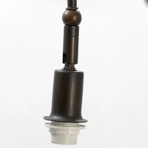Настольная лампа Milazzo GRLSL-2904-01 Lussole белая 1 лампа, основание чёрное металл в стиле классический  фото 2