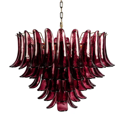 Люстра подвесная Лилу / Lilou 10600/800 Burgundy LOFT IT бордовая на 18 ламп, основание бронзовое в стиле фото 3 Люстра подвесная Лилу / Lilou 10600/800 Burgundy LOFT IT бордовая на 18 ламп, основание бронзовое в стиле фото 3