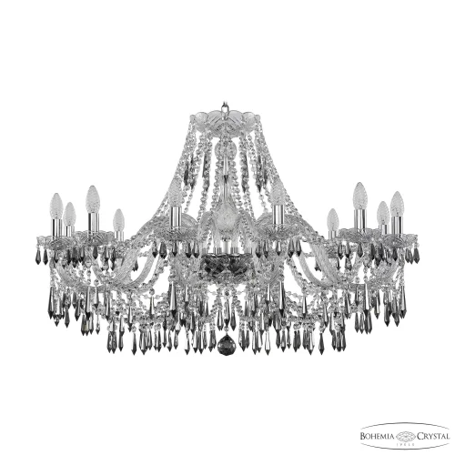 Люстра подвесная 1403/12/300 Ni K731 Bohemia Ivele Crystal без плафона на 12 ламп, основание никель в стиле классический sp
