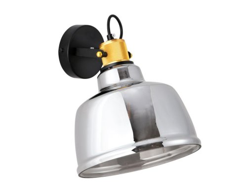 Бра TR3522 Ambrella light серый на 1 лампа, основание чёрное в стиле лофт современный  фото 2