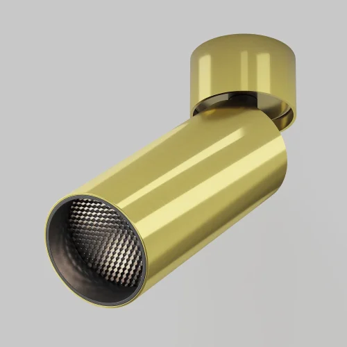Светильник накладной Focus LED C055CL-L12W4K-W-BS Maytoni латунь на 1 лампу, основание латунь в стиле современный фото 8