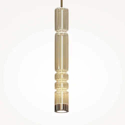 Светильник подвесной LED Ordo MOD272PL-L12BS3K Maytoni латунь на 1 лампу, основание латунь в стиле современный трубочки фото 12