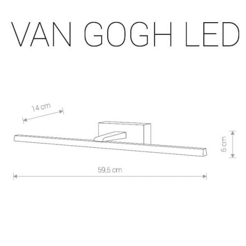 Подсветка для картин LED Van Gogh Led 9352-NW Nowodvorski чёрная в стиле современный фото 2