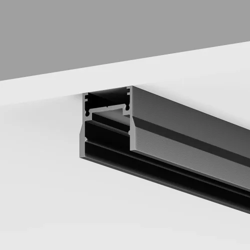 Профиль 3м накладной Elasity IP O-TR001-P-B3M Maytoni чёрный в стиле для светильников серии Elasity IP шинопровод elasity ip уличная