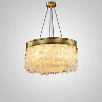 Люстра подвесная VERONA B L10 193708-23 ImperiumLoft прозрачная на 10 ламп, основание латунь в стиле современный 