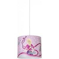 Светильник подвесной Barbie 6563-NW Nowodvorski розовый 1 лампа, основание белое в стиле современный 