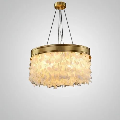 Люстра подвесная VERONA A L12 193713-23 ImperiumLoft прозрачная на 12 ламп, основание латунь в стиле современный фото 3