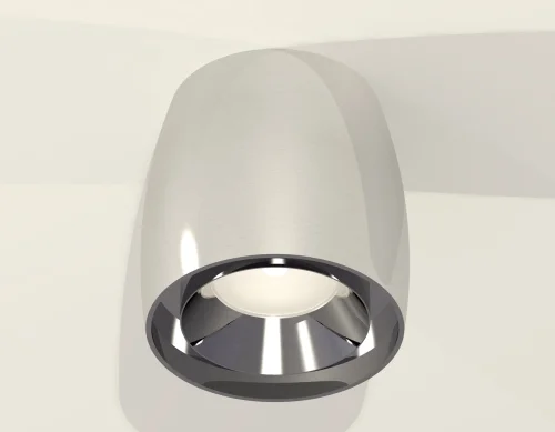 Светильник накладной Techno spot XS1143002 Ambrella light серебряный 1 лампа, основание серебряное в стиле хай-тек современный круглый фото 3