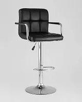 Стул барный Малави NEW, черный NP УТ000039146 Stool Group, /экокожа, ножки/металл/, размеры - 910*1110****