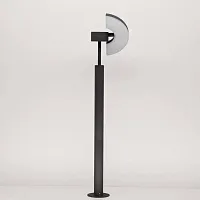 Парковый светильник CLU02B Citilux уличный IP54 чёрный 1 лампа, плафон белый чёрный в стиле современный LED