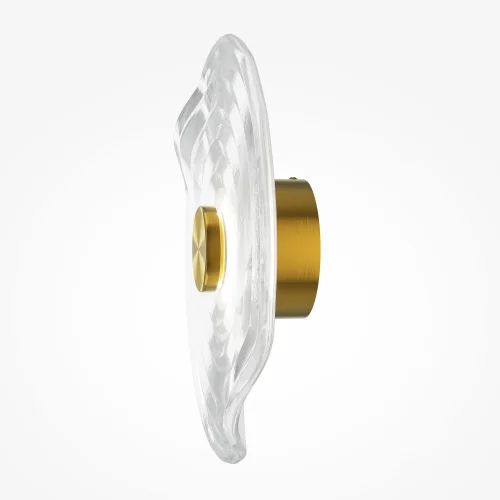 Бра LED Sparkle MOD343WL-L5BS3K1 Maytoni прозрачный на 1 лампу, основание латунь в стиле современный хай-тек фото 7