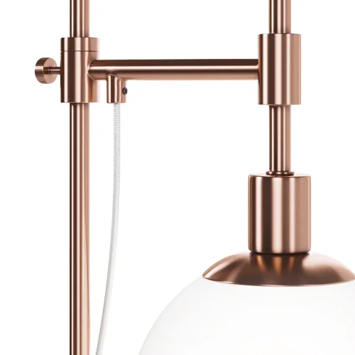 Настольная лампа Erich MOD221-TL-01-G Maytoni белая на 1 лампу, основание золотое металл в стиле современный фото 2