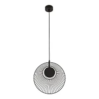 Светильник подвесной LED Layla A2808SP-1BK Arte Lamp чёрный 1 лампа, основание чёрное в стиле арт-деко модерн 