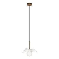 Светильник подвесной Monro 10213/A White LOFT IT белый 1 лампа, основание золотое в стиле современный 