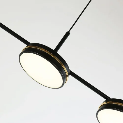 Светильник подвесной LED Disco 4042-4P F-promo чёрный 4 лампы, основание чёрное в стиле современный  фото 5