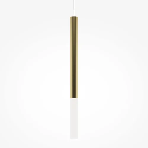 Светильник подвесной LED Pro Shade MOD157PL-L6G4K1 Maytoni золотой на 1 лампу, основание золотое в стиле современный трубочки фото 5