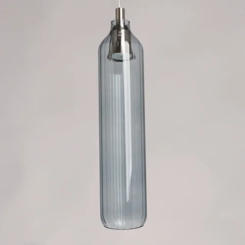 Светильник подвесной Кьянти 720012301 DeMarkt серый 1 лампа, основание никель в стиле современный  фото 3