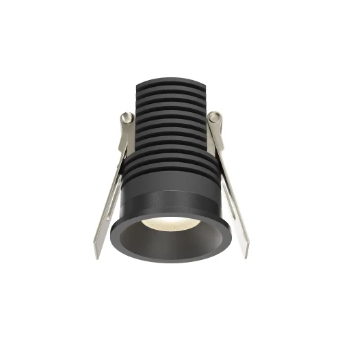 Светильник точечный LED Mini DL059-7W3K-B Maytoni чёрный на 1 лампу, основание чёрное в стиле хай-тек современный круглый