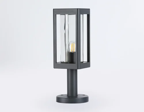 Парковый светильник ST2409 Ambrella light уличный IP54 серый 1 лампа, плафон прозрачный в стиле хай-тек современный E27 фото 5