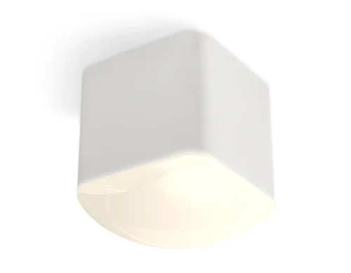 Светильник накладной Techno Spot XS XS7805041 Ambrella light белый 1 лампа, основание белое в стиле хай-тек современный квадратный