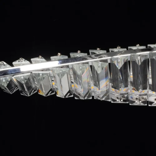 Светильник подвесной LED Гослар 498017101 MW-Light прозрачный 1 лампа, основание хром в стиле классический линейный фото 9