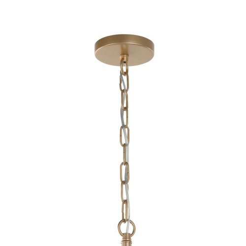 Люстра подвесная Mollis 2692-7P Favourite прозрачная на 7 ламп, основание золотое в стиле современный  фото 2
