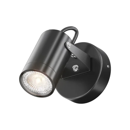 Настенный светильник Scope O025WL-01B Maytoni уличный IP65 чёрный 1 лампа, плафон чёрный в стиле современный GU10