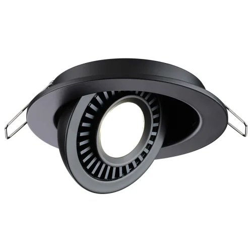 Светильник точечный LED Gesso 358816 Novotech чёрный 1 лампа, основание чёрное в стиле современный  фото 5